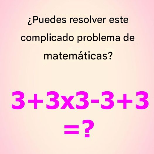 Mucha gente se equivoca: ¿Puedes resolver este complicado problema de matemáticas?