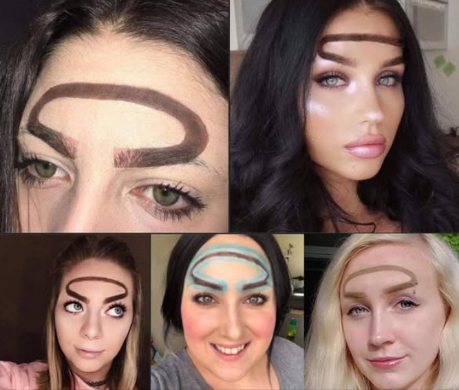 Cejas en forma de halo: la nueva tendencia de belleza es divertida y atrevida