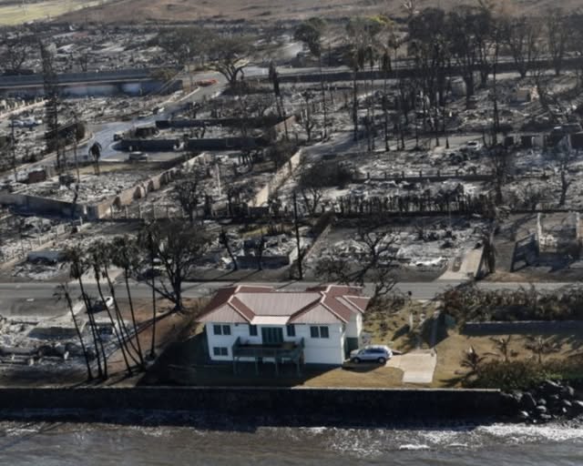 Los propietarios revelan una razón inesperada por la que su casa sobrevivió a los incendios de Hawái